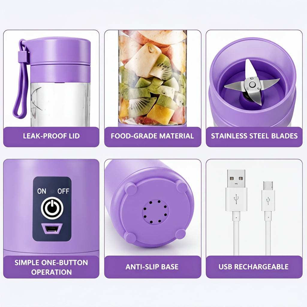 SipNBlend™ 2-in-1 Juicer Bottle